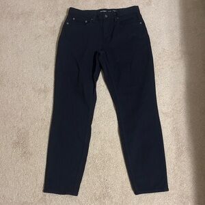 Old Navy Navy Blue Athletic Taper Jeans